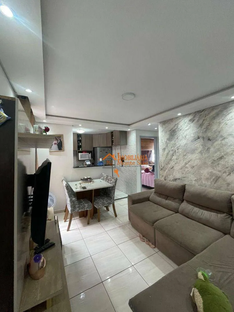 Imagem Apartamento com 2 dormitórios à venda, 44 m² por R$ 277.000,00 - Água Chata - Guarulhos/SP