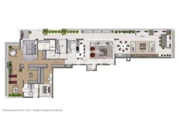 Foto do imóvel Apartamento de 265m² Alto Padrão – Vila Nova Conceição