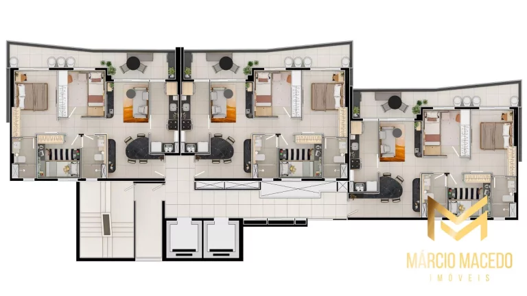 Imagem Apartamento com 3 dormitórios à venda, 75 m² por R$ 800.256,96 - Aldeota - Fortaleza/CE