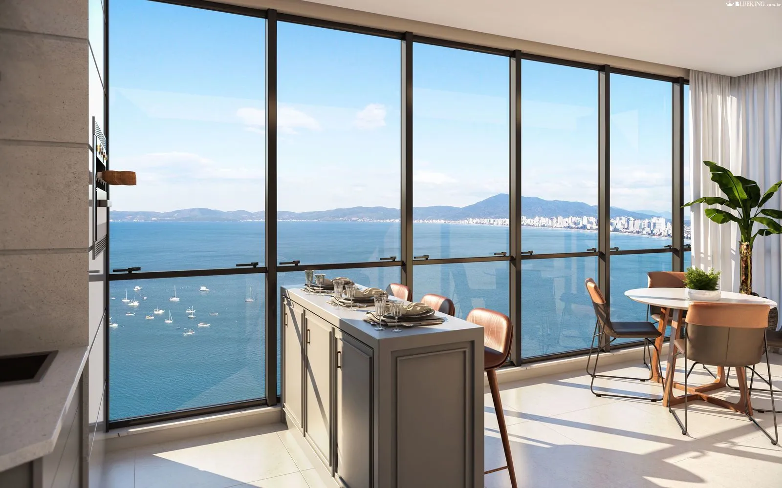 Imagem Apartamento com vista para o mar à venda com 165m2 por R$ 3.950.000,00