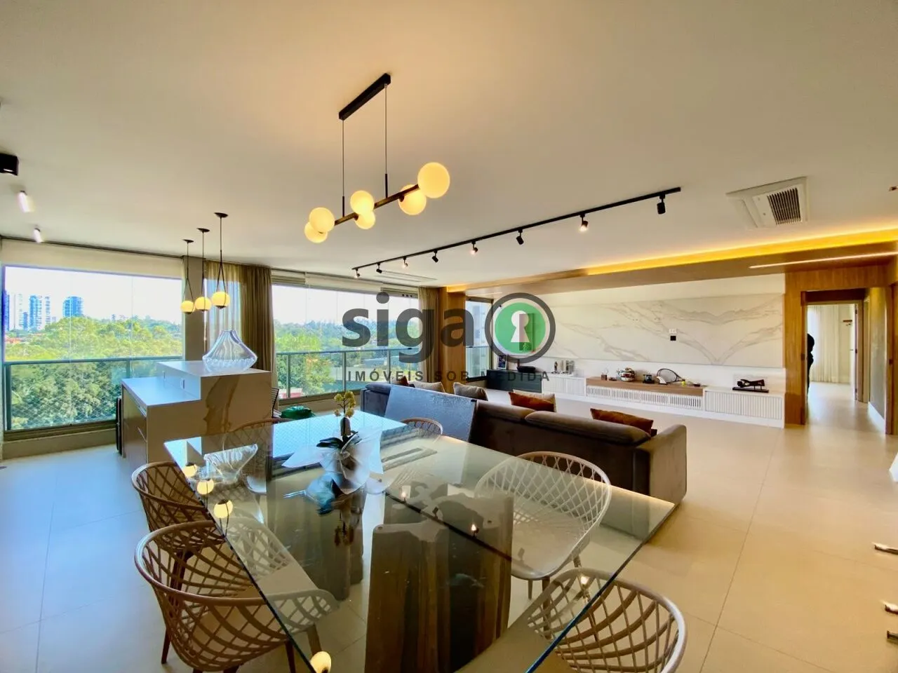 Foto do imóvel Apartamento de 186m² na Cidade Jardim com 3 suítes, depósito privativo e alto luxo