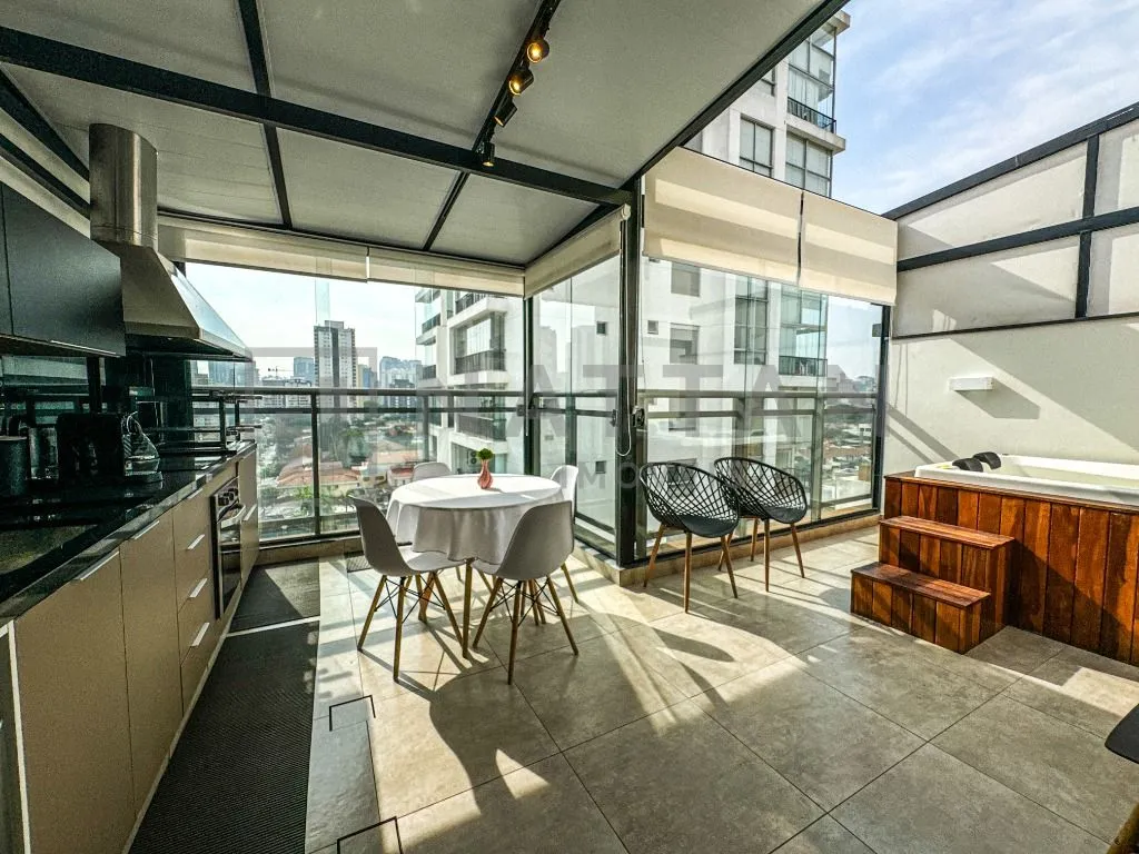 Foto do imóvel Cobertura com 1 dormitório para alugar, 73 m² por R$ 8.788,29/mês - Brooklin - São Paulo/SP