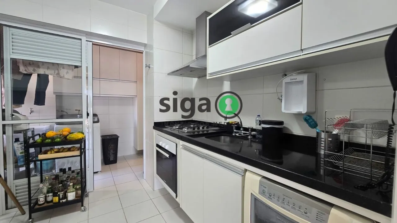 Imagem Apartamento sofisticado de 95m² no Brooklin com varanda gourmet e sol da manhã!!
