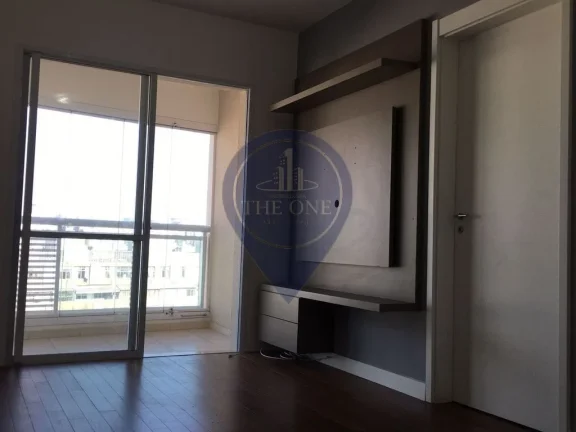 Imagem Apartamento à venda ou locação no Centro de SP: 1 quarto, 1 sala, 2 banheiros, 1 vaga de garagem, 46m² de área.