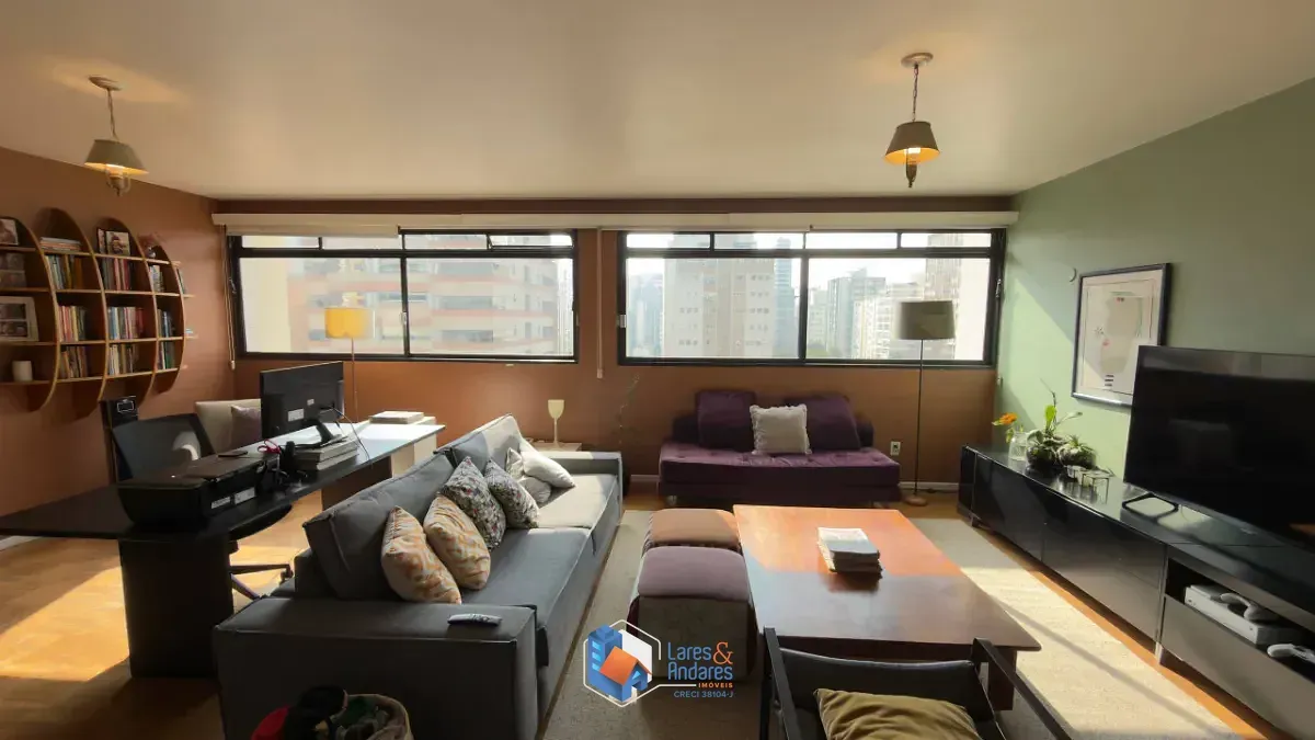 Imagem Apartamento para venda em Itaim Bibi com 3 quartos, sendo 1 suíte, 119m²