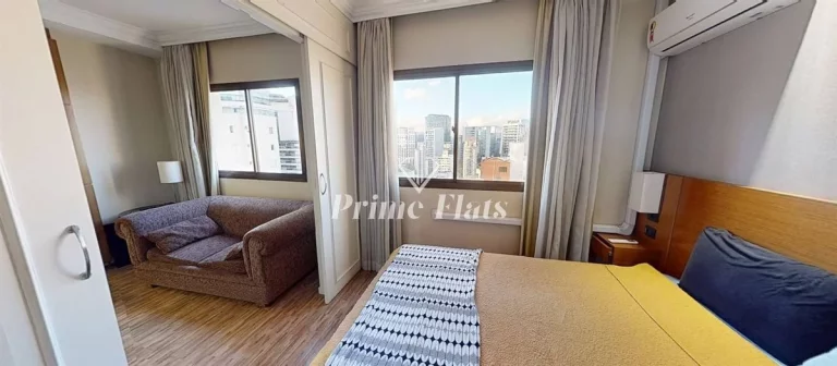 Imagem Flat disponível para venda no The World Executive Flat na Vila Olímpia, com 30m², 1 dormitório e 1 vaga de garagem