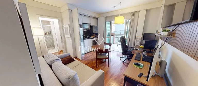 Imagem Flat disponível para venda no Estanconfor Villa Olímpia, com 40m², 1 dormitório e 1 vaga