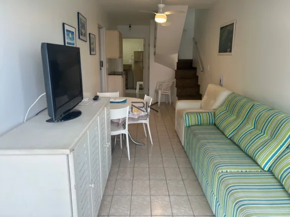 Imagem Cobertura Duplex Praia Grande em Ubatuba-SP com 3 dormitórios sendo 1 suíte,varanda gourmet com churrasqueira ,2 vagas de garagem