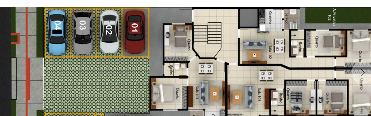 Imagem Área privativa à venda, 3 quartos, 1 vaga, Parque XangriLá - Contagem/MG