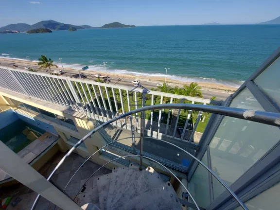 Imagem Ótima Cobertura Frente ao Mar de Massaguaçú, Caraguatatuba/SP