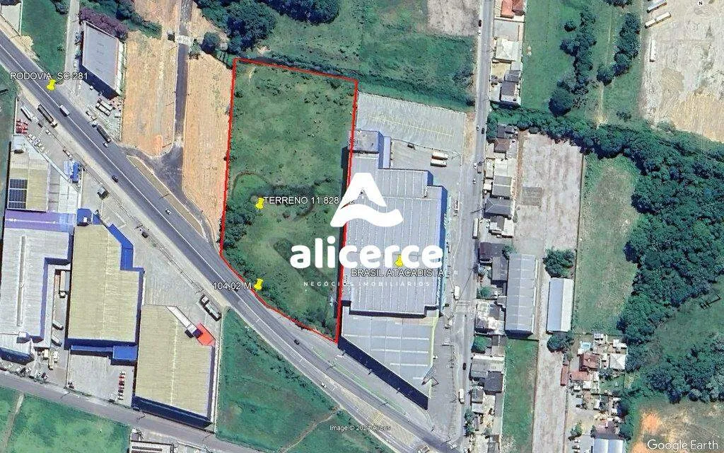 Imagem Terreno à venda com , 11.880m² em Sertão do Maruim São José