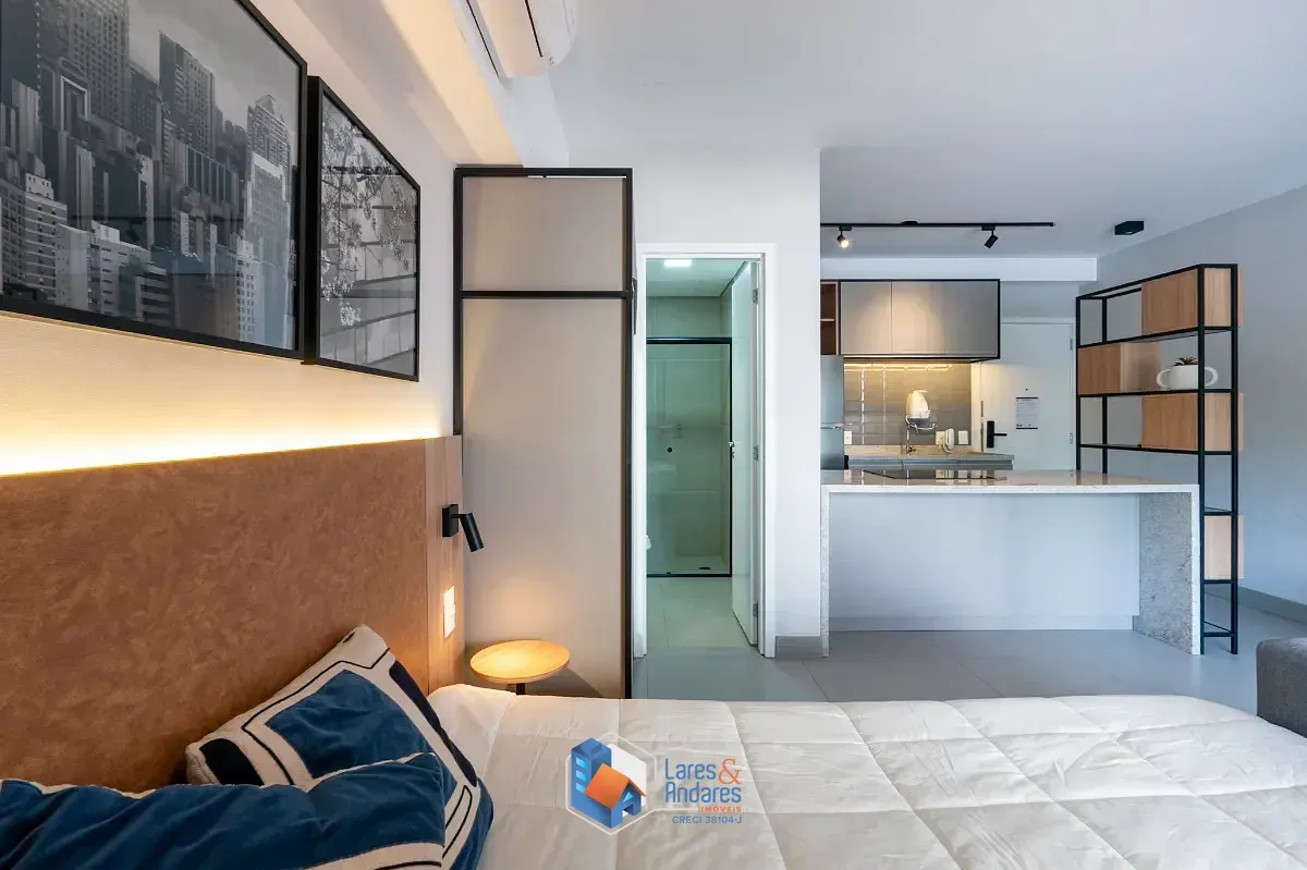 Imagem Studio para venda em Campo Belo com 1 quarto, 40m²