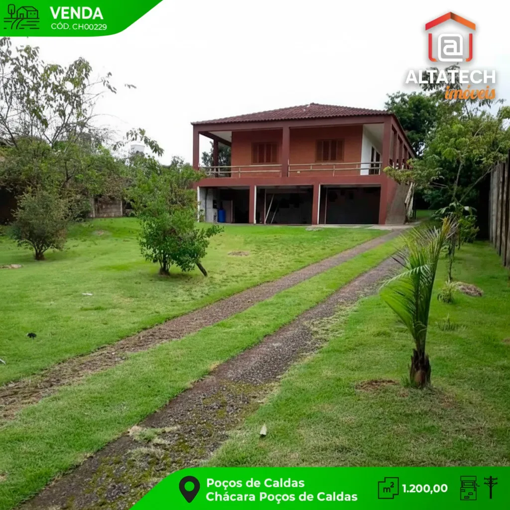 Imagem Chácara 190 m² à venda em Chácara Poços de Caldas, Poços de Caldas