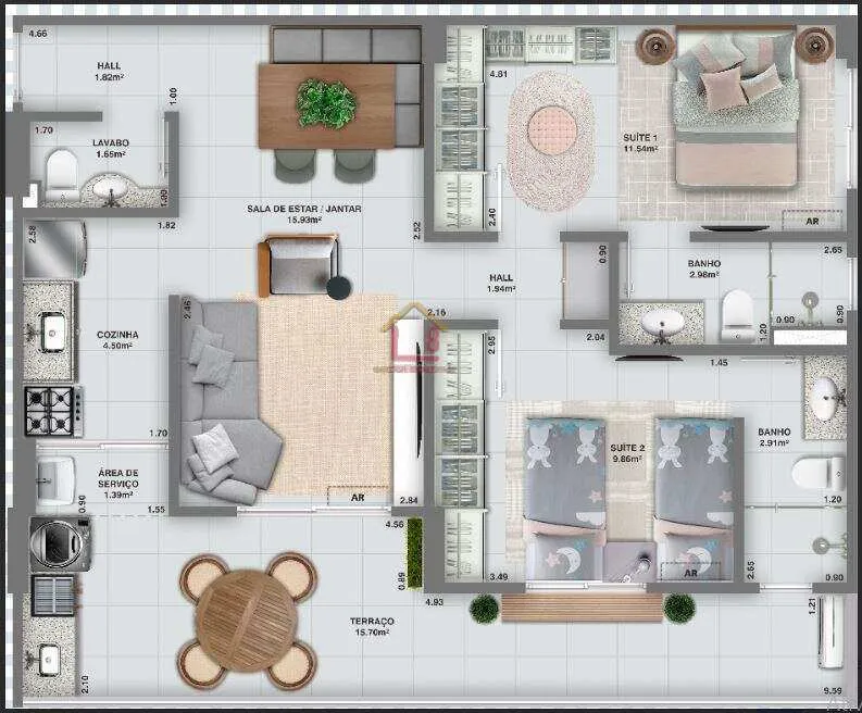 Imagem apartamento a venda - Aviação