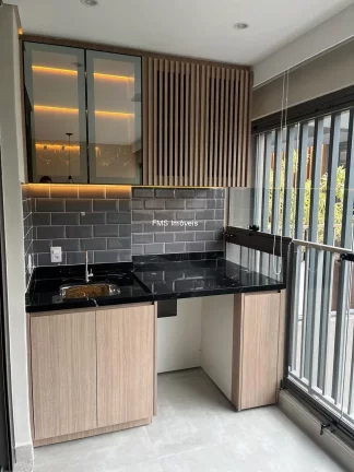 Imagem Apartamento à venda ou locação no Paraíso, com 1 quarto, 1 vaga.