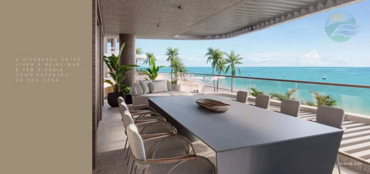 Imagem Apartamento Garden Luxo, 4 Suites, 524m2, VENDA, um verdadeiro Pé na areia, João Pessoa, Paraíba.