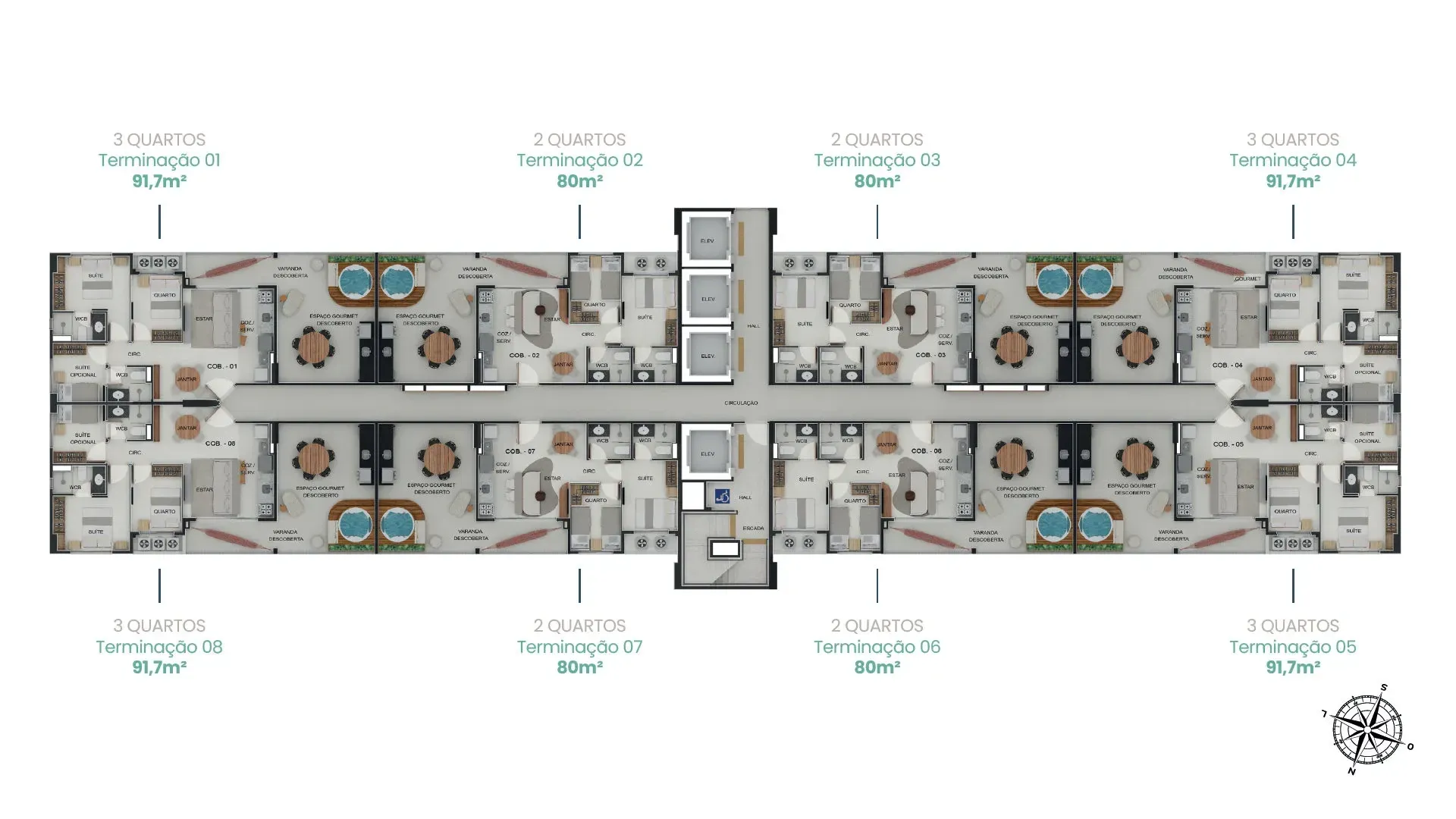 Imagem Apartamento com 2 Quartos à Venda, 52,89 m² em Barro Duro - Maceió