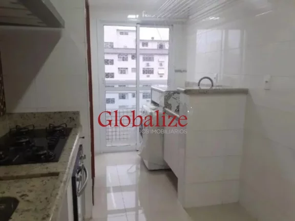 Imagem Apartamento para locaçao com 85m², 2 quartos, 1 suíte, churrasqueira, piscina, vaga demarcada por R$5.200,00 pacote em Santos