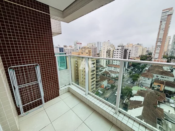 Imagem Apartamento para Locação com 2 dormitórios e 1 suíte - Gonzaga / Santos
