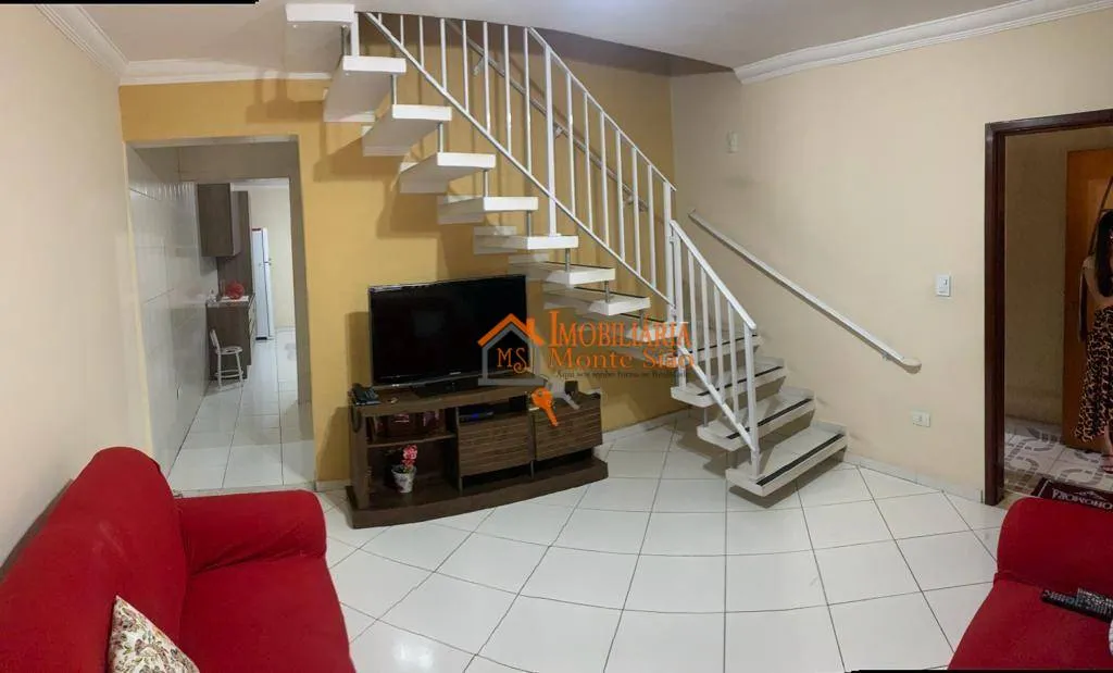 Imagem Sobrado com 3 dormitórios à venda, 125 m² por R$ 500.000,00 - Jardim Santa Emilia - Guarulhos/SP