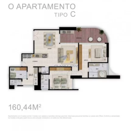 Imagem Vendo apartamentos prontos de altíssimo padrão a partir de 160m2, com mega varanda gourmet, 2, 3 ou 4 sts.
