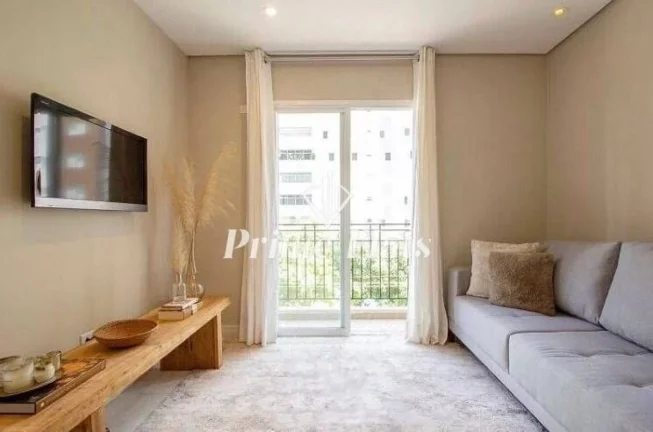 Foto do imóvel Flat disponível para venda no New Life Itaim, com 40m², 1 dormitório e 1 vaga de garagem em Rua Bandeira Paulista