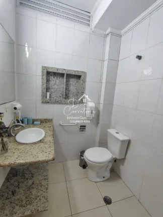 Imagem Oportunidade única: Apartamento Pitangueiras com sacada, vaga e vista para o mar - 1 quarto, 2 salas, 1 banheiro, 1 vaga de garagem, 52,00 m²!