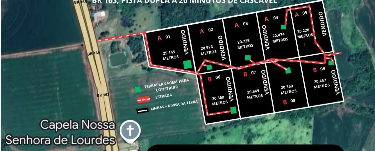 Imagem Chácara à Venda, 20.725 m² em Santa Tereza do Oeste - Santa Tereza do Oeste
