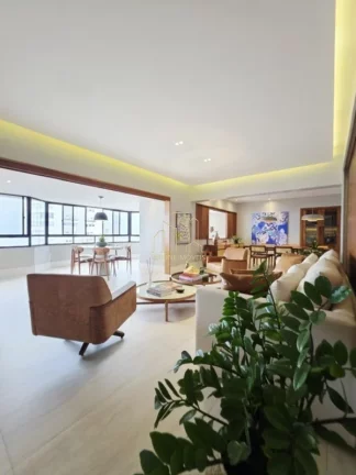 Imagem Apartamento de alto padrão vista mar com quatro suítes home theater varanda gourmet a venda no Horto Florestal
