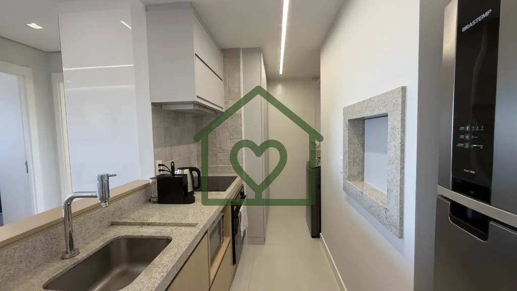 Imagem Apartamento com 43 m2 privativos projetado e decorado com layout integrado som embutido iluminação...