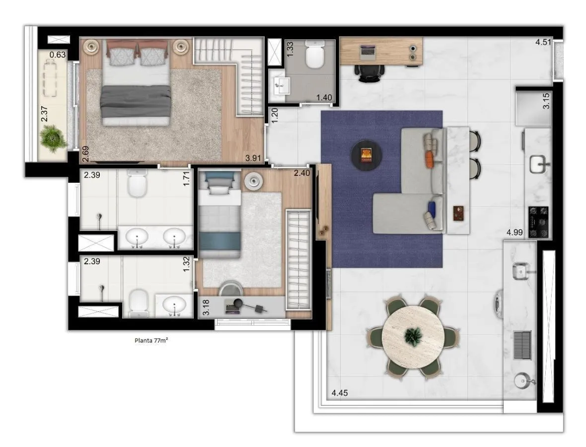 Imagem Apartamento para Venda em São Paulo / SP no bairro Santo Amaro