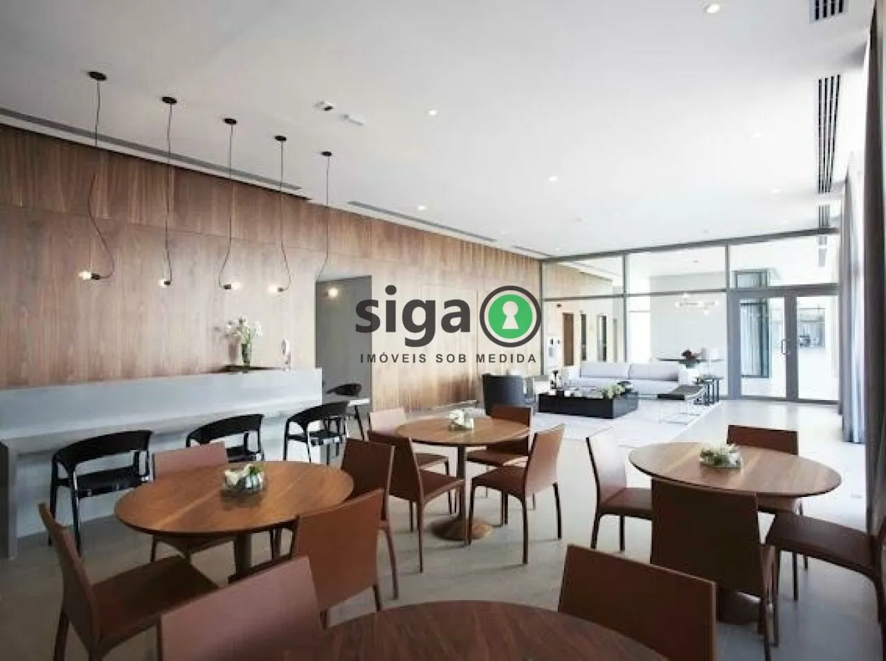 Imagem Apartamento no Brooklin com 41m², para Locação, 1 quarto1 vagas - São Paulo/SP