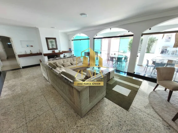 Imagem casa térrea, 1400 m2 terreno, construção 500 m2, 04 St, Piscina, Quadra