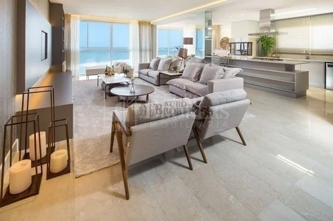 Imagem Apartamento frente mar com 4 Dormitórios sendo 4 suítes