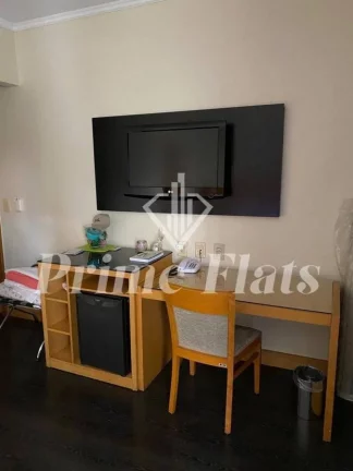 Imagem Flat disponível para locação no Innside São Paulo Itaim, com 27m², 1 dormitório e 1 vaga de garagem