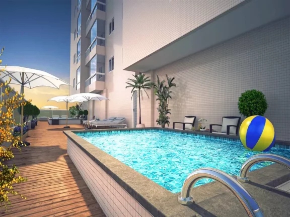 Imagem Apartamento com 2 dorms, Guilhermina, Praia Grande - R$ 464 mil, Cod: 2731