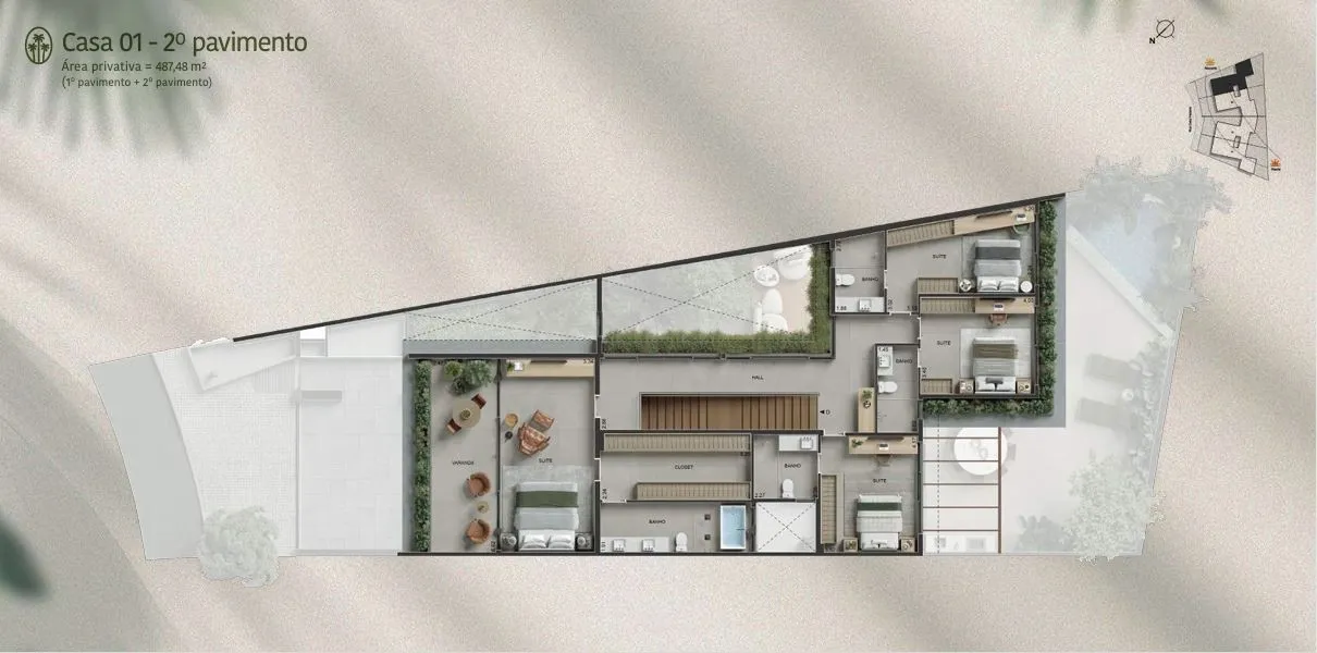 Imagem Casas Ibitá São Conrado: Luxo, Exclusividade e Alta Valorização