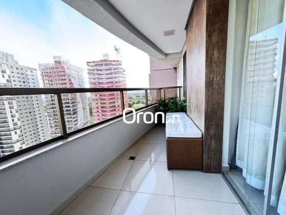Imagem Apartamento mobiliado com 3 dormitórios à venda, 110 m² por R$ 1.046.000 - Serrinha - Goiânia/GO