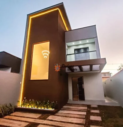 Foto do imóvel Sobrado com 3 dormitórios à venda, 142 m² por R$ 710.000,00 - Loteamento Vale Das Flores - Atibaia/SP