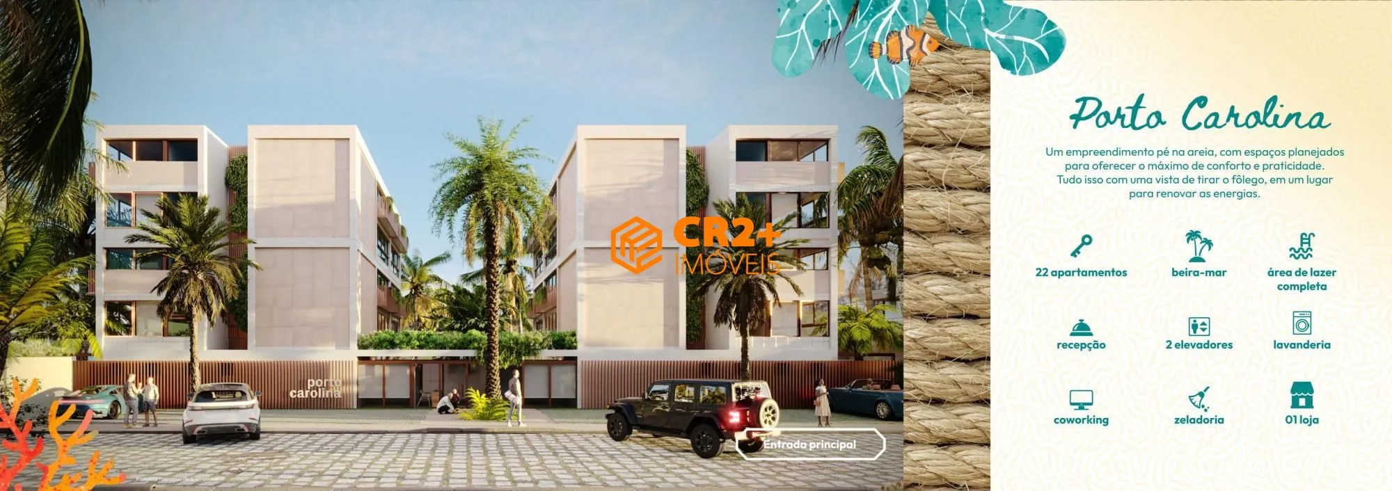 Imagem Vendoa apartameto duplex Pé na areia em Porto de Galinhas.