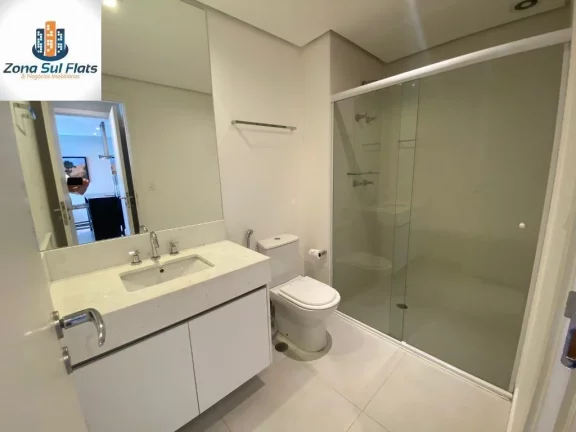 Imagem Apartamento Para Venda No Brooklin Com 1 Suíte e 1 Vaga - Mobiliado