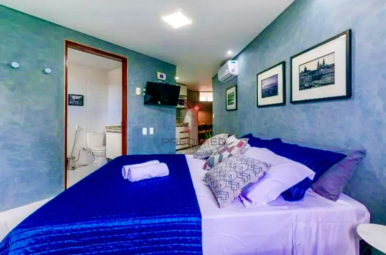 Imagem Flat Studio moderno, mobiliado, excelente localização e pronto para rentabilizar
