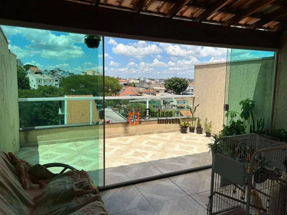 Imagem Cobertura com 2 dormitórios à venda, 80 m² por R$ 385.000,00 - Vila Linda - Santo André/SP