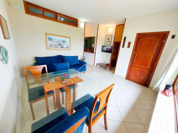 Imagem Apartamento com 2 dormitórios de Frente para a Praia