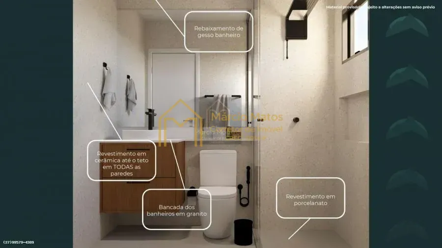 Imagem APARTAMENTO 2 DORMITÓRIOS PARA VENDA EM VILA VELHA, COCAL, 2 DORMITÓRIOS, 1 BANHEIRO, 1 VAGA