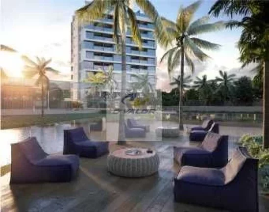 Imagem Vendo apartamento de luxo, prédio pé na areia, com 110 m2, varanda gourmet, 3 quartos s/ 1 suite, 2 vagas