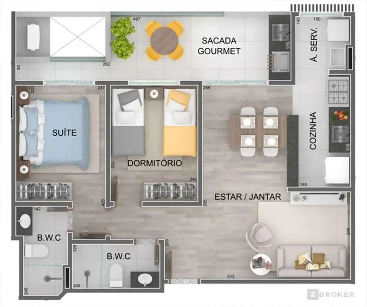 Imagem Apartamento à venda em Ubatuba, Itaguá, com 2 quartos, 68,65m2