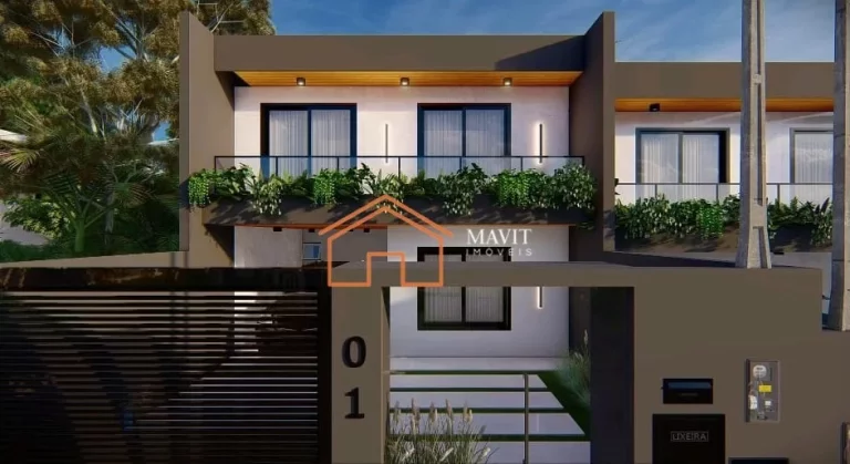 Foto do imóvel Imóvel à venda em Joinville-SC: Casa com 3 quartos, 1 suíte, 1 sala, 3 banheiros, 1 vaga garagem e 125m² de área.