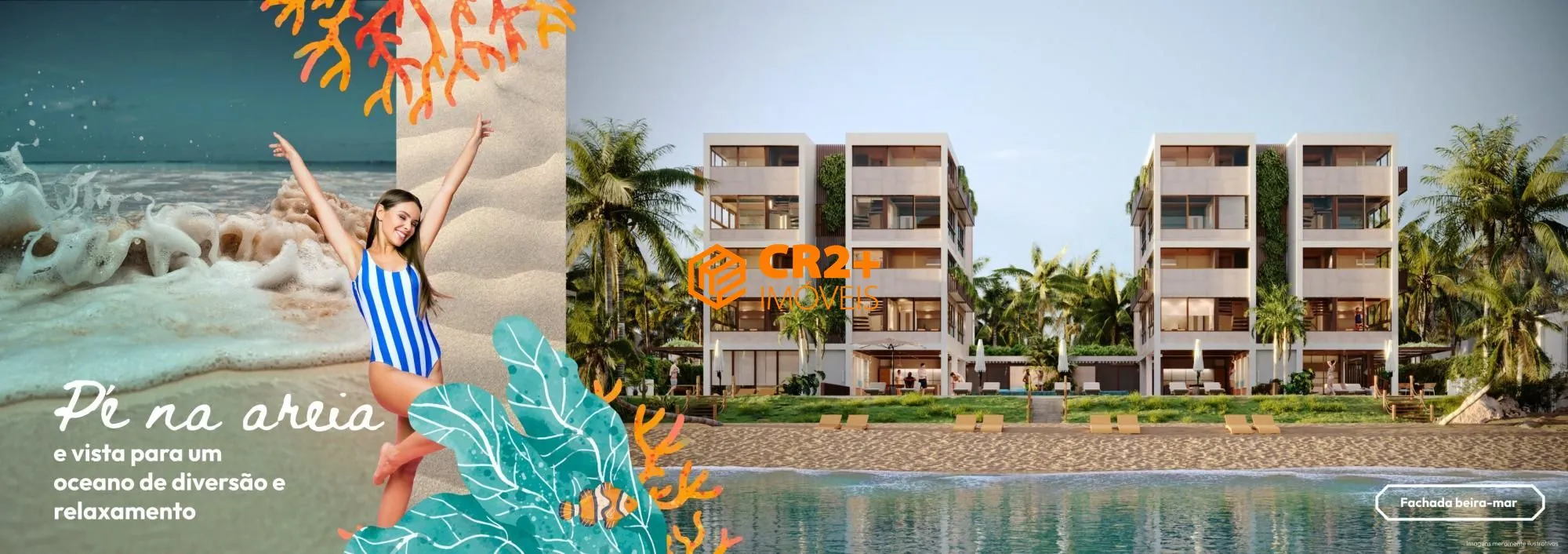 Imagem Vendoa apartameto duplex Pé na areia em Porto de Galinhas.