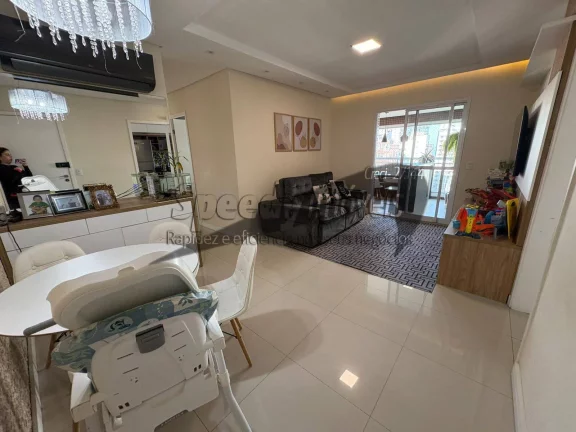 Imagem Apartamento em Santos 3 dormitórios, lazer completo